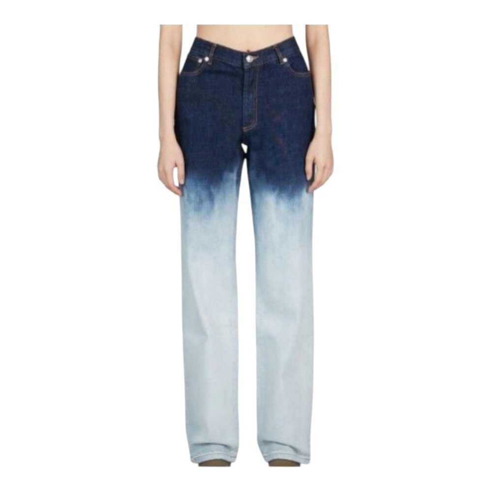 A.P.C. New Sailor Dip Dye Hi-rise Straight Leg Rigid Denim Jeans Y2K Women's 25 - Picture 2 of 12